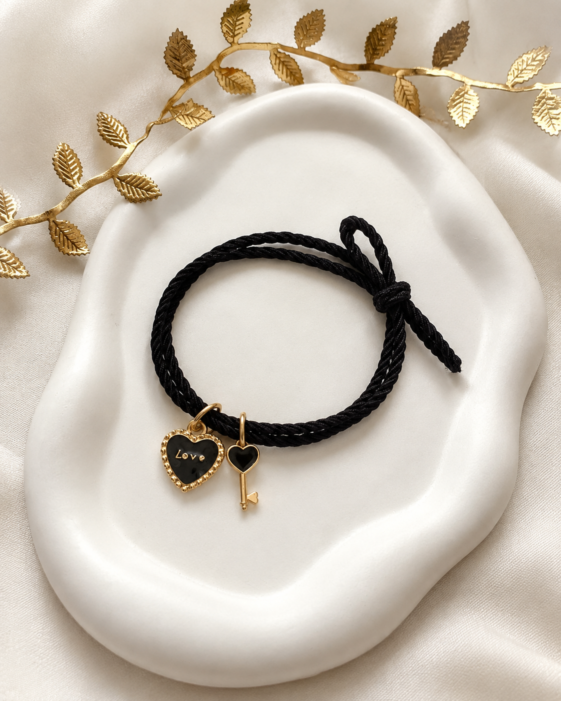 Love & Key Charm Bracelet