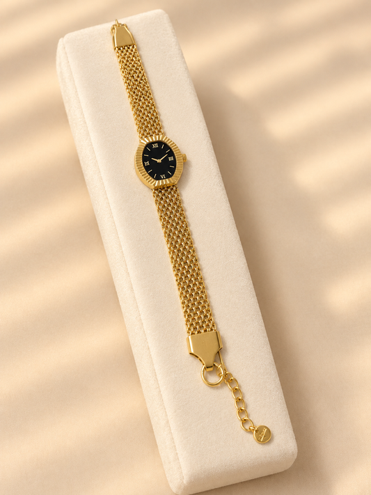 Stainless Steel Gold-Tone Women’s Watch
