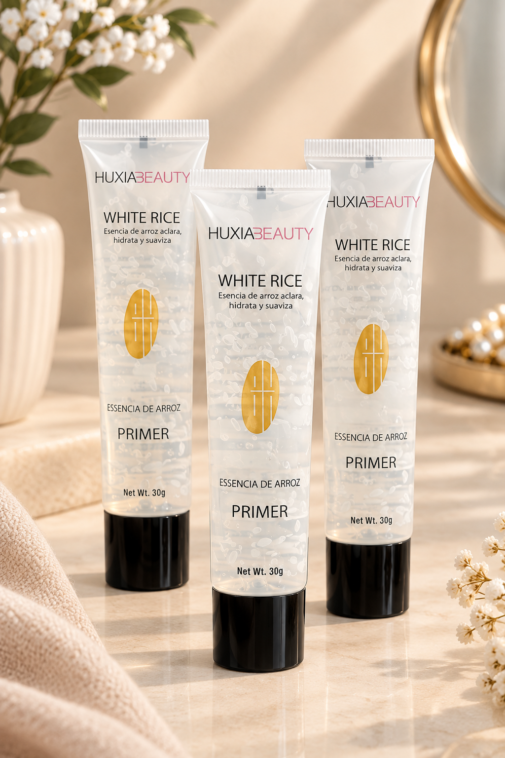 HUXIABEAUTY White Rice Primer – 30g