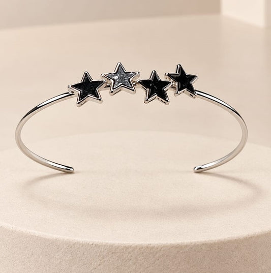 Black Star Cuff Bracelet
