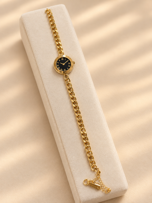Stainless Elegant Gold Chain Watch